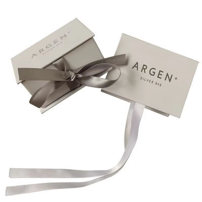 Collier personnalisé bijoux boîte en carton boîte cadeau de luxe emballage avec ruban boîte cadeau magnétique premium