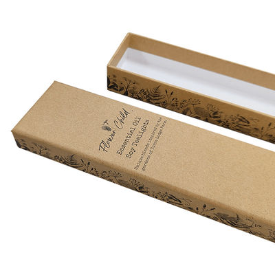 Papeterie design de luxe artisanat d'ivoire papier couvercle et base carton bijoux emballage boîte cadeau avec mousse