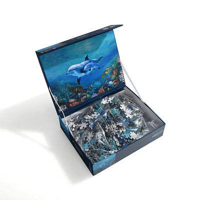 Boîte magnétique solide en carton sur mesure Emballage Boîte cadeau pliable de luxe avec couvercle magnétique Pour les vêtements de parfum Portefeuille