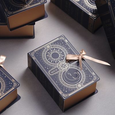 Boîte cadeau magnétique de luxe sur mesure boîte d'emballage de gâteau de fleurs de thé sur mesure avec emballage de logo
