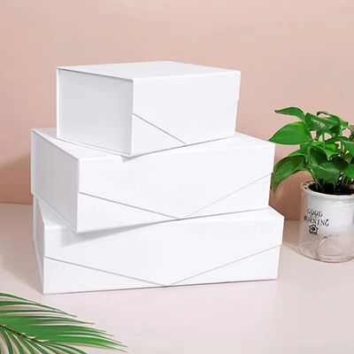 Boîte cadeau pliable à mesure personnalisée Boîte magnétique rigide plate