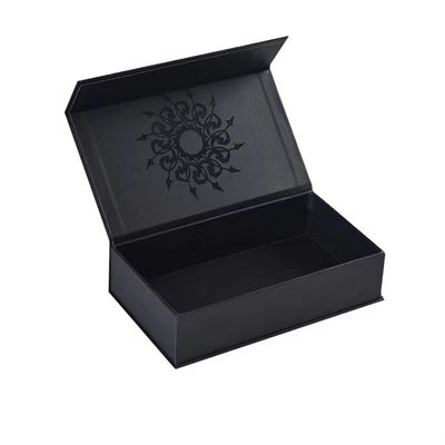 Boîte à livres en forme magnétique personnalisée Bouteille de parfum Boîte cadeau en papier d'emballage à vendre en gros Avec fenêtre en PVC