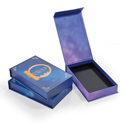 Boîte en papier à logo personnalisé de luxe Boîte cosmétique à fermeture magnétique Boîte d'emballage cadeau pour bijoux Autres produits de luxe Emballage