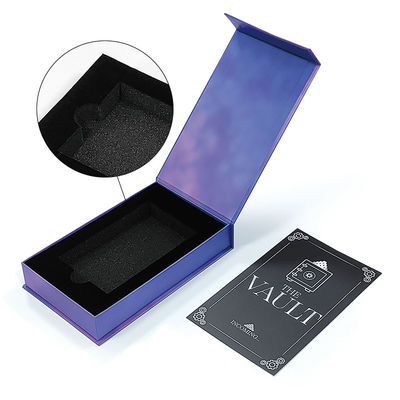 Boîte en papier à logo personnalisé de luxe Boîte cosmétique à fermeture magnétique Boîte d'emballage cadeau pour bijoux Autres produits de luxe Emballage