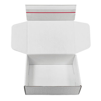Logo personnalisé Carton ondulé Expédition E Commerce Boîte d'emballage Boîte à fermeture à glissière
