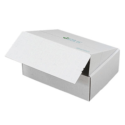 Logo personnalisé Carton ondulé Expédition E Commerce Boîte d'emballage Boîte à fermeture à glissière