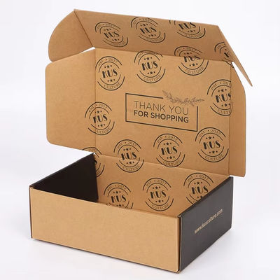 Emballage Conception personnalisée Carton ondulé en papier kraft Boîtes d'emballage