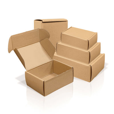 Emballage Conception personnalisée Carton ondulé en papier kraft Boîtes d'emballage