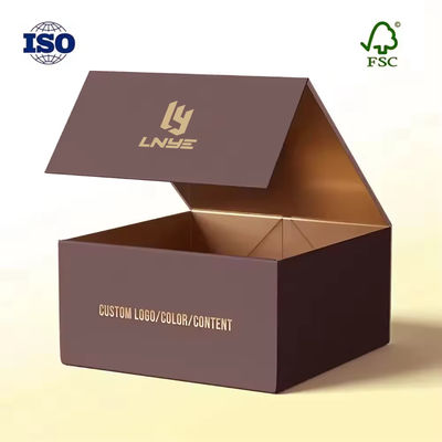 Boîte d'emballage en papier rigide de luxe sur mesure Boîte cadeau en carton Boîte spéciale de papier pliable magnétique pliable