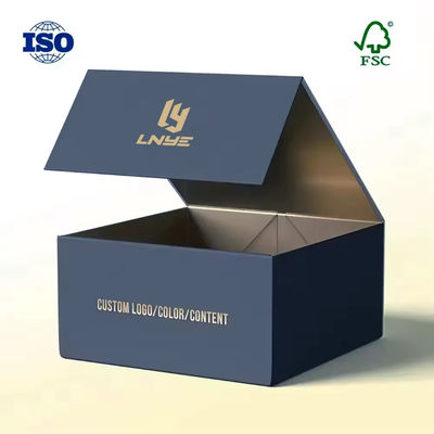 Boîte d'emballage en papier rigide de luxe sur mesure Boîte cadeau en carton Boîte spéciale de papier pliable magnétique pliable