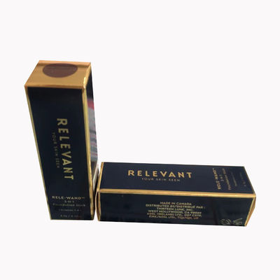 Logo écologique personnalisé Packaging cosmétique en papier de luxe Lipstick Lip Gloss Tube Lip Glaze Packaging Boîte cadeau