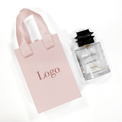 Logo personnalisé tiroir carton coulissant Luxe boîte en papier cadeau haut de gamme collier bracelet bijoux parfum boîte d'emballage avec poignée