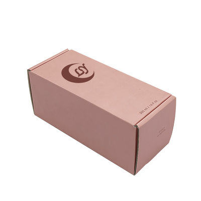 Boîtes à lettres imprimées sur mesure Boîtes d'emballage personnalisées de cosmétiques rose Boîtes d'emballage de messagerie Merci Enveloppe cadeau Carton