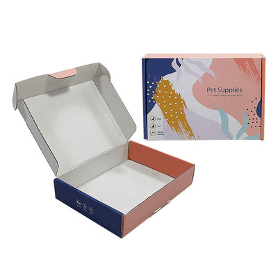Boîtes d'emballage en carton pliable personnalisées Boîtes de courrier ondulées Kraft