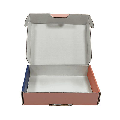 Logo personnalisé Carton pliant Carton ondulé Boîte aux lettres cadeau de vacances Emballage cosmétique Boîte d'expédition Décoration colorée en relief