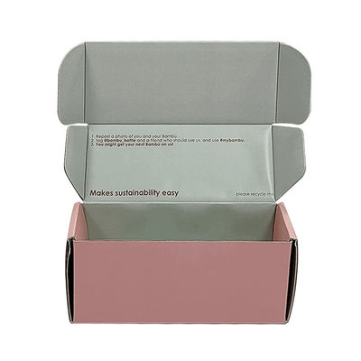 Boîtes d'emballage en carton pliable personnalisées Boîtes de courrier ondulées Kraft