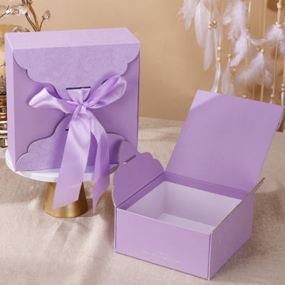 Boîte cadeau magnétique recyclable personnalisée Emballage Boîte de papier rigide pliable de luxe pour emballer des cadeaux