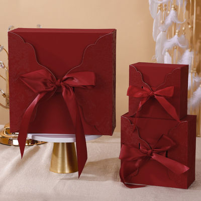 Boîte cadeau magnétique recyclable personnalisée Emballage Boîte de papier rigide pliable de luxe pour emballer des cadeaux