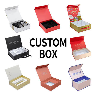 Emballage en carton rigide personnalisé Magnéte de luxe Boîte cadeau Votre propre logo Avec fermeture magnétique