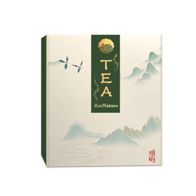 Logo personnalisé Carton pliable en papier Sac à thé Boîte cadeau pour l'emballage de thé parfumé de luxe