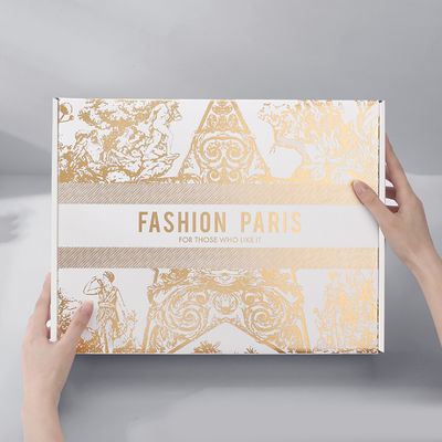 Coffret d'expédition rigide en carton ondulé, écologique et biodégradable
