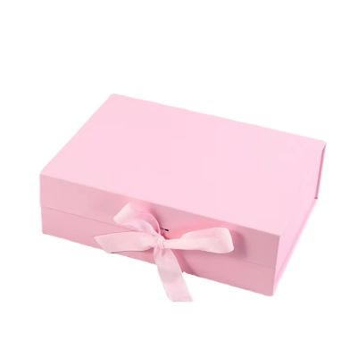 Taille de logo personnalisée Luxe Magnétique Flip Perruque Cosmétique Boîte d'emballage Boîte cadeau Avec ruban Fermeture magnétique