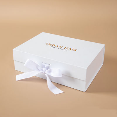 Petite entreprise unique ruban pour chaussettes personnalisé carton de luxe boîte de cadeau de Noël avec fermeture magnétique et stratification UV