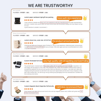 Boîte magnétique de luxe personnalisée en gros pour collier et boucles d'oreilles