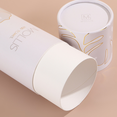 Boîtes tubulaires personnalisées haut de gamme pour parfums et soins de la peau - Emballage en tube de papier rond en carton recyclable avec impression de logo