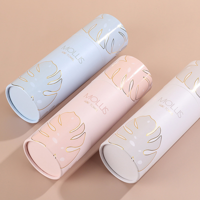 Boîtes tubulaires personnalisées haut de gamme pour parfums et soins de la peau - Emballage en tube de papier rond en carton recyclable avec impression de logo