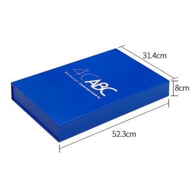 Boîte cadeau à fermeture magnétique en carton recyclable de taille personnalisée Boîte de présentation magnétique rigide en papier Emballage de luxe magnétique pliable pour articles de sport