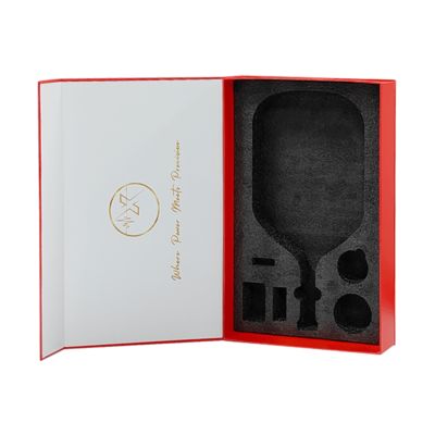 Vente en gros de grandes boîtes magnétiques imprimées sur mesure Emballage pour les raquettes de badminton et de padel Grandes boîtes cadeaux avec impression de logo