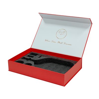 Vente en gros de grandes boîtes magnétiques imprimées sur mesure Emballage pour les raquettes de badminton et de padel Grandes boîtes cadeaux avec impression de logo