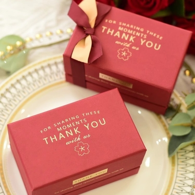 ISO9001 Personnaliser Emballage de parfum de luxe Coffret cadeau Deux pièces Couvercle et base Noeud papillon Boîte en carton pour cosmétiques