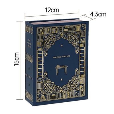 Emballage cadeau de luxe en forme de livre imprimé sur mesure pour bougies de marque, solution cadeau haut de gamme pour mariages et fêtes