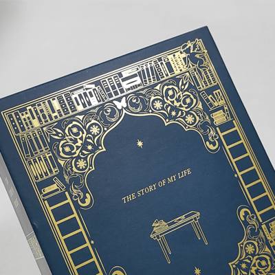 Luxury Book Style Gift Box with Magnetic Closure Custom Printed Packaging for Brands Wedding Cosmetics Trendy Design Packaging