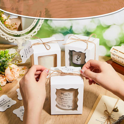 Boîte cadeau de bougies de luxe élégant sur mesure Boîte d'emballage de bougies imprimées pour bougies haut de gamme