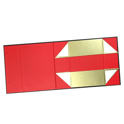 Boîte magnétique pliable noire en carton rigide mat de luxe avec logo personnalisé de qualité supérieure, grande taille, ISO9001