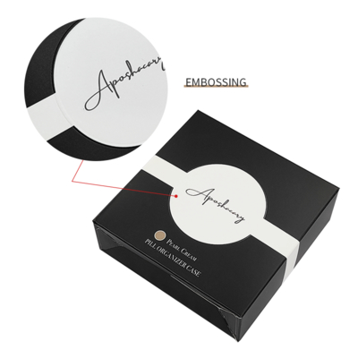 Logo personnalisé écologique Boîte recyclable Emballage pour le maquillage Lips Gloss L'huile de vernis à ongles