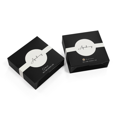 Logo personnalisé écologique Boîte recyclable Emballage pour le maquillage Lips Gloss L'huile de vernis à ongles