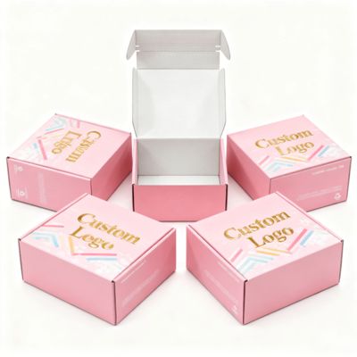 Boîtes en carton ondulé personnalisées de luxe, cadeaux, boîtes postales, conteneurs d'expédition pour l'emballage de vêtements