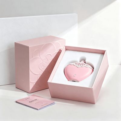 Coffret cadeau de parfum personnalisé unique de 50 ml pour femmes, boîtes rose rigides à couvercle et base, emballage d'aromathérapie en papier
