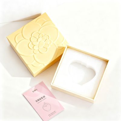Coffret cadeau de parfum personnalisé unique de 50 ml pour femmes, boîtes rose rigides à couvercle et base, emballage d'aromathérapie en papier