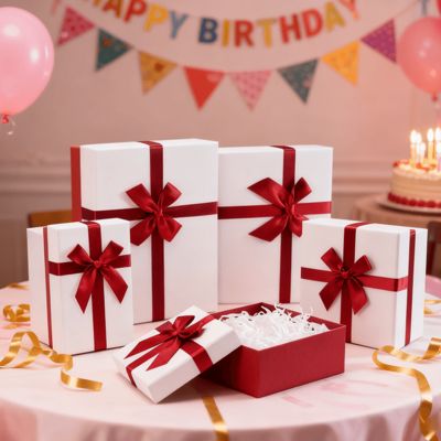 Boîte rigide de luxe personnalisée en usine avec couvercle en carton couché, avec pelliculage mat, gaufrage et estampage pour l'emballage cadeau