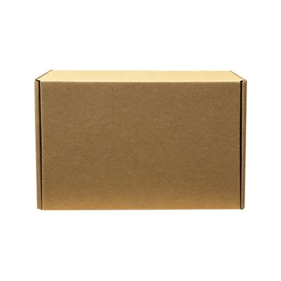 Boîte cadeau personnalisée en carton ondulé Kraft pour 6 bougies parfumées de 2 oz, avec dorure à chaud et pelliculage mat