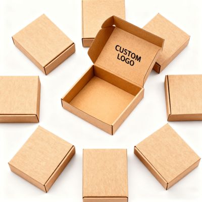 Boîtes d'expédition pour avions recyclables, résistantes, en carton ondulé haute résistance, gaufrage pour l'emballage des petites entreprises