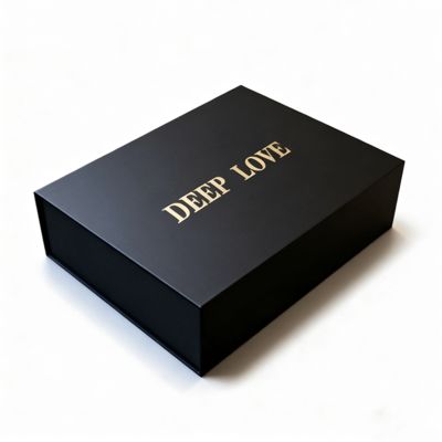 Boîtes cadeaux florales personnalisées populaires JE T'AIME Écologiques Recyclées en papier magnétique pour l'emballage de boîtes cadeaux de roses