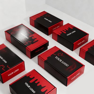 Boîtes à chaussures de luxe personnalisées pour femmes avec logo, emballage postal écologique en carton ondulé pour chaussures ou vêtements