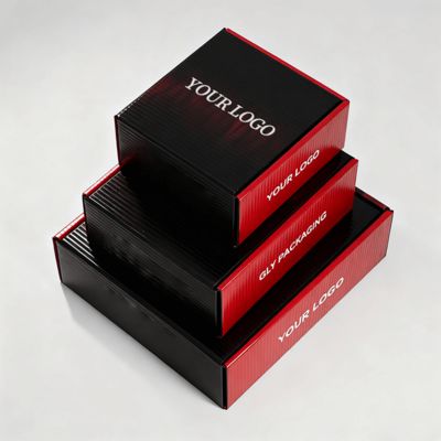 Boîtes à chaussures de luxe personnalisées pour femmes avec logo, emballage postal écologique en carton ondulé pour chaussures ou vêtements