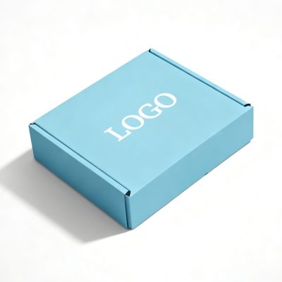 Boîte en carton ondulé personnalisée pour chaussures, vêtements, pliage, expédition et emballage avec pelliculage brillant et doublure en éponge